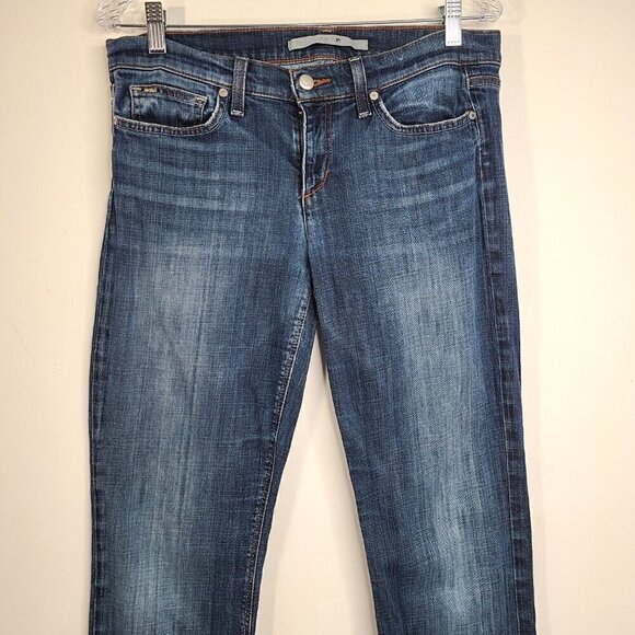Joe's Jeans Rocker Ryder Dark Indigo Wash Boot cut Denim Jeans Mid Rise 32x34 - Picture 2 of 11